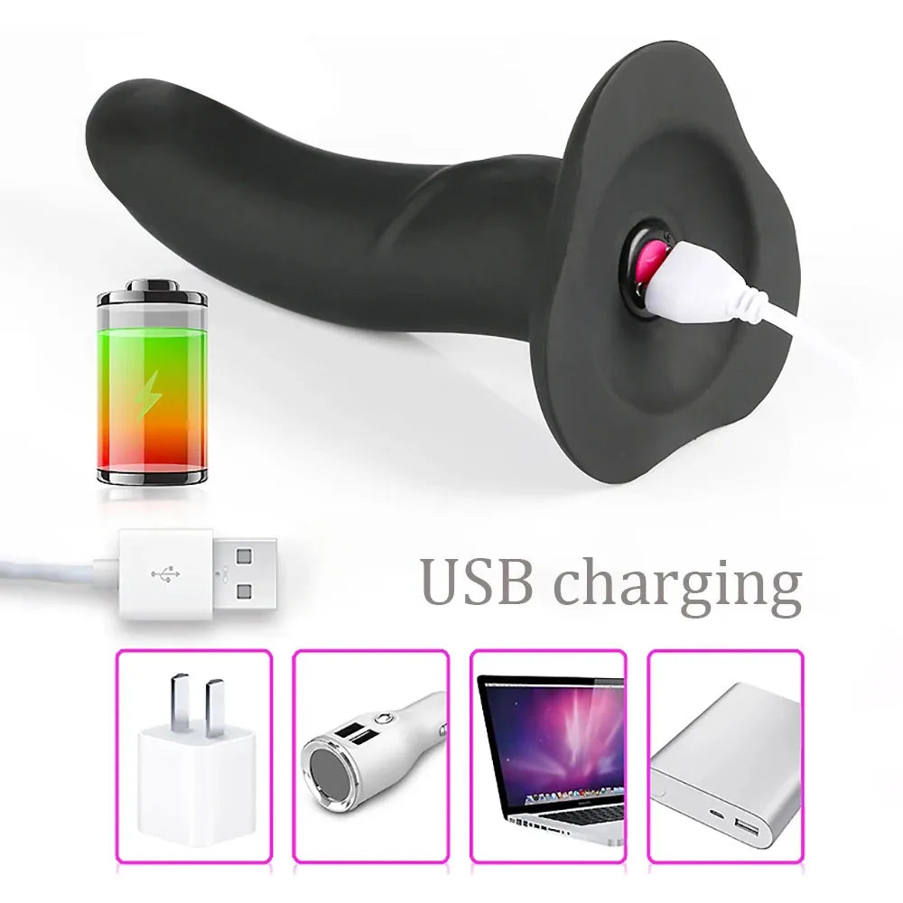 Vibrierender Strap-On