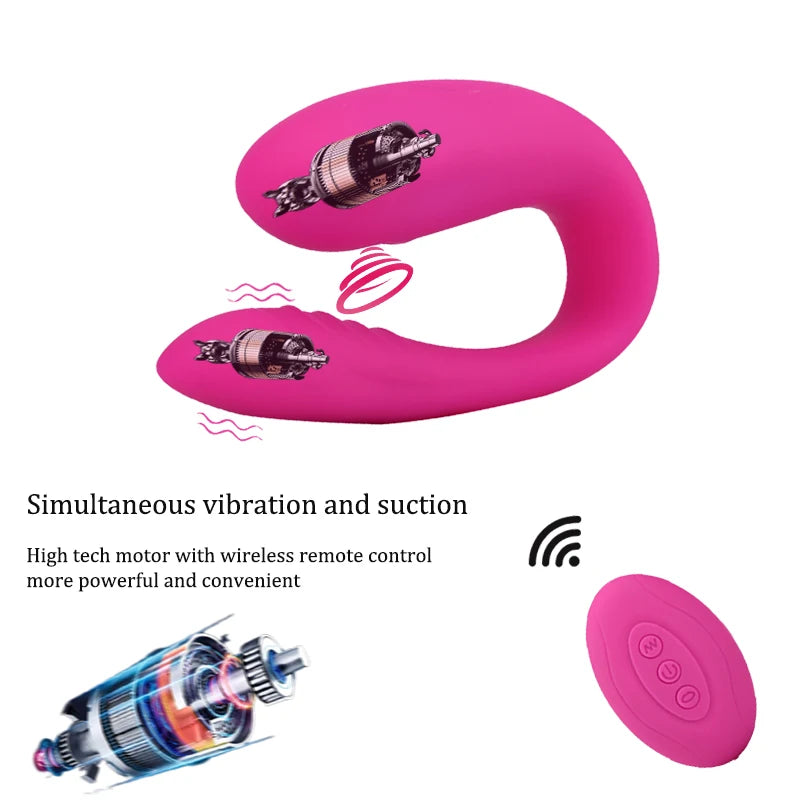 10 Speed Vibration Dildo Clitoris Sucker