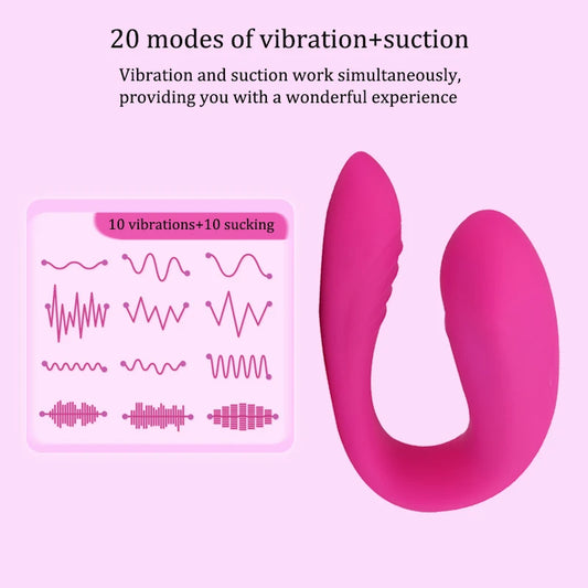 10 Speed Vibration Dildo Clitoris Sucker
