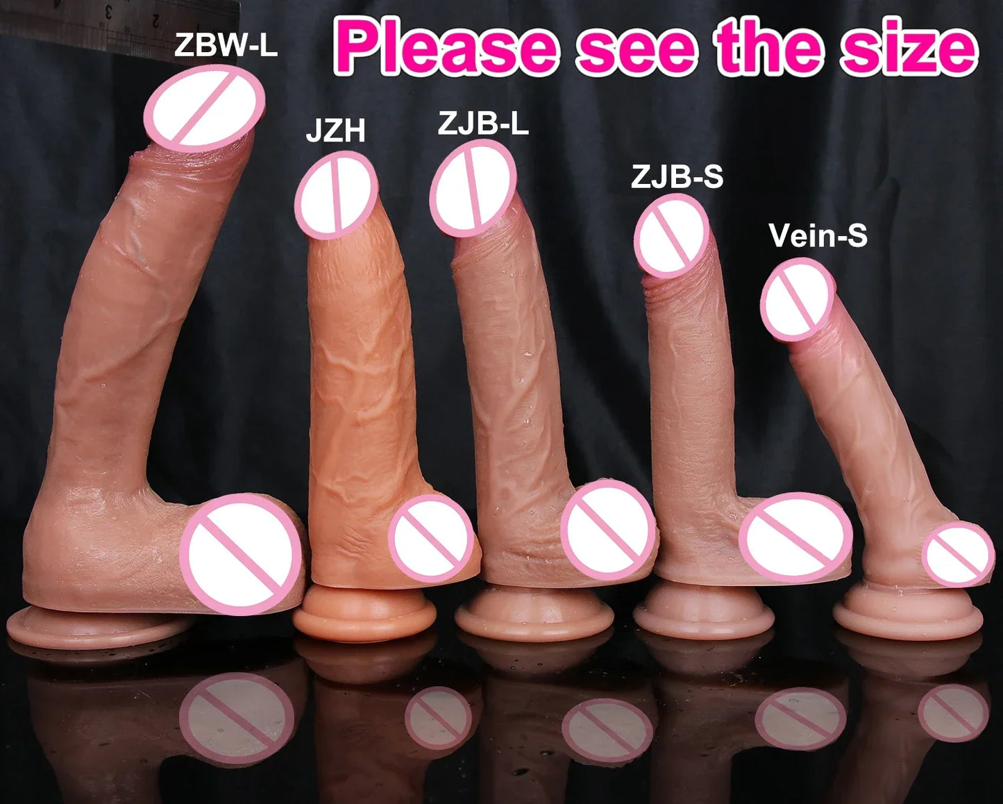 Super Real Skin Silicone Big Huge Dildo