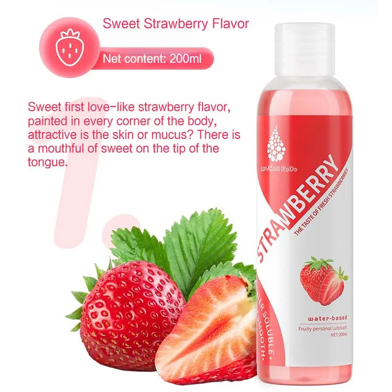 Fruit flavor Water Based Lotion 200ML