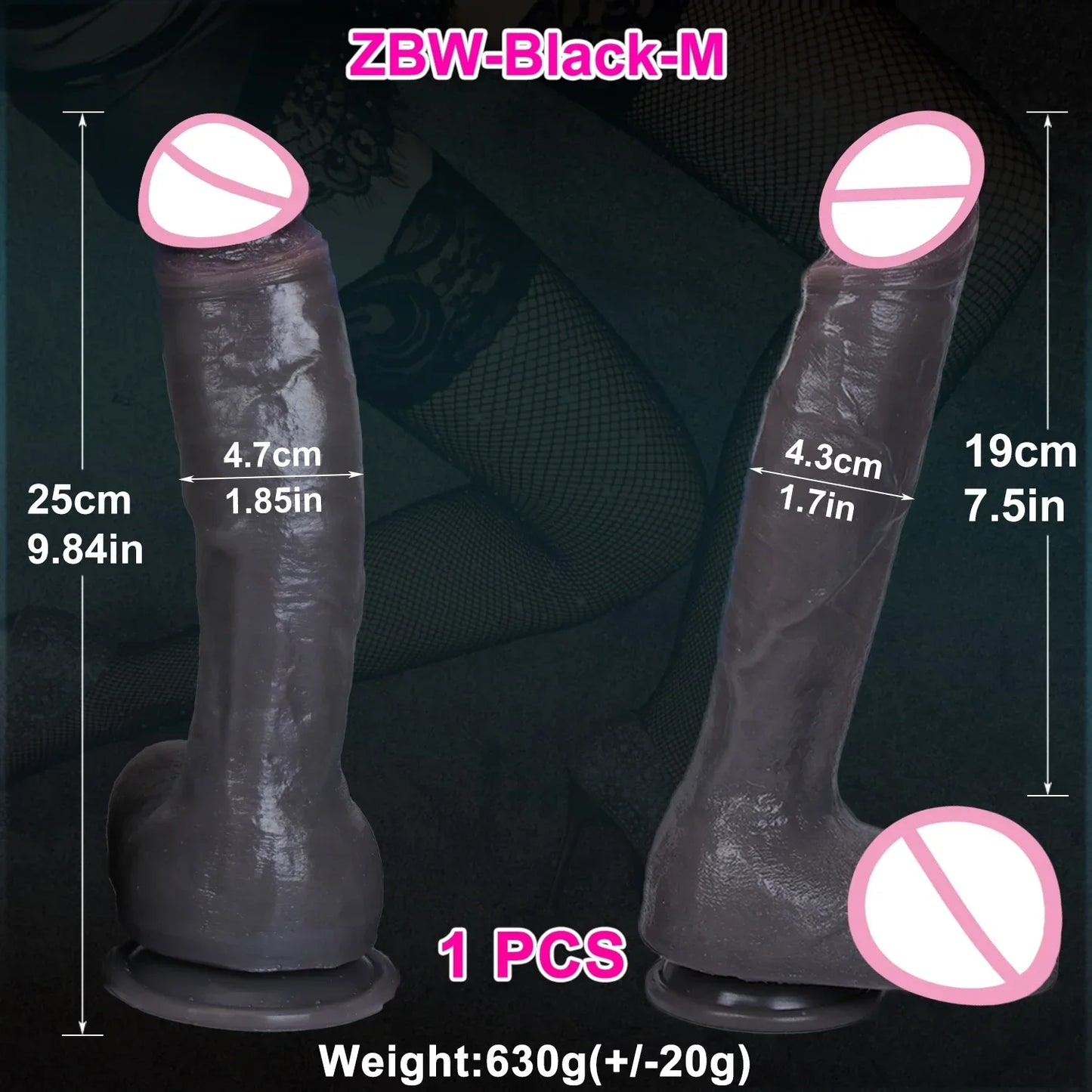 Super Real Skin Silicone Big Huge Dildo