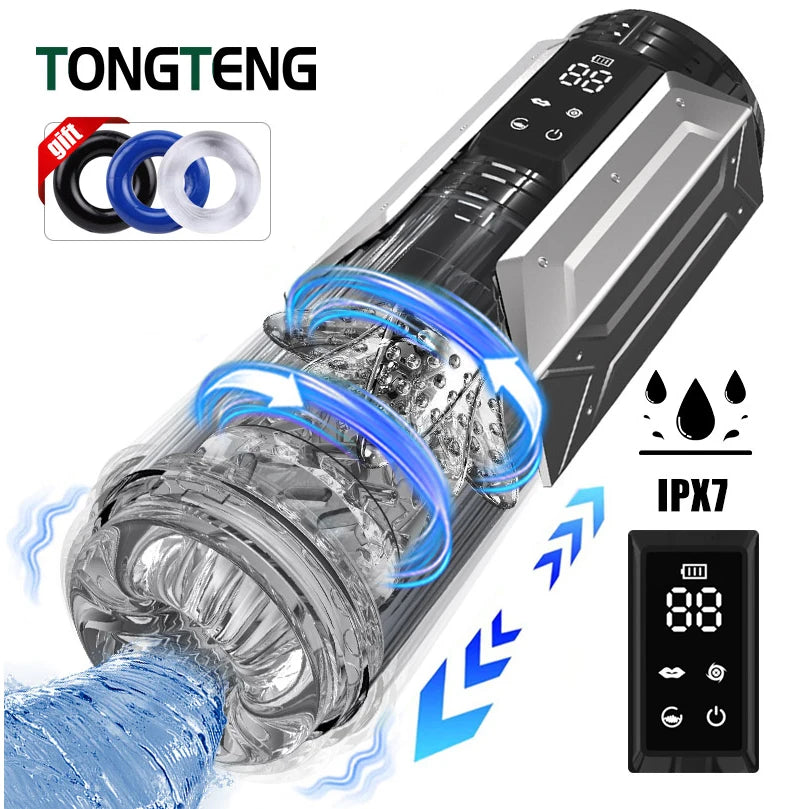 Telescopic Rotation Masturbator